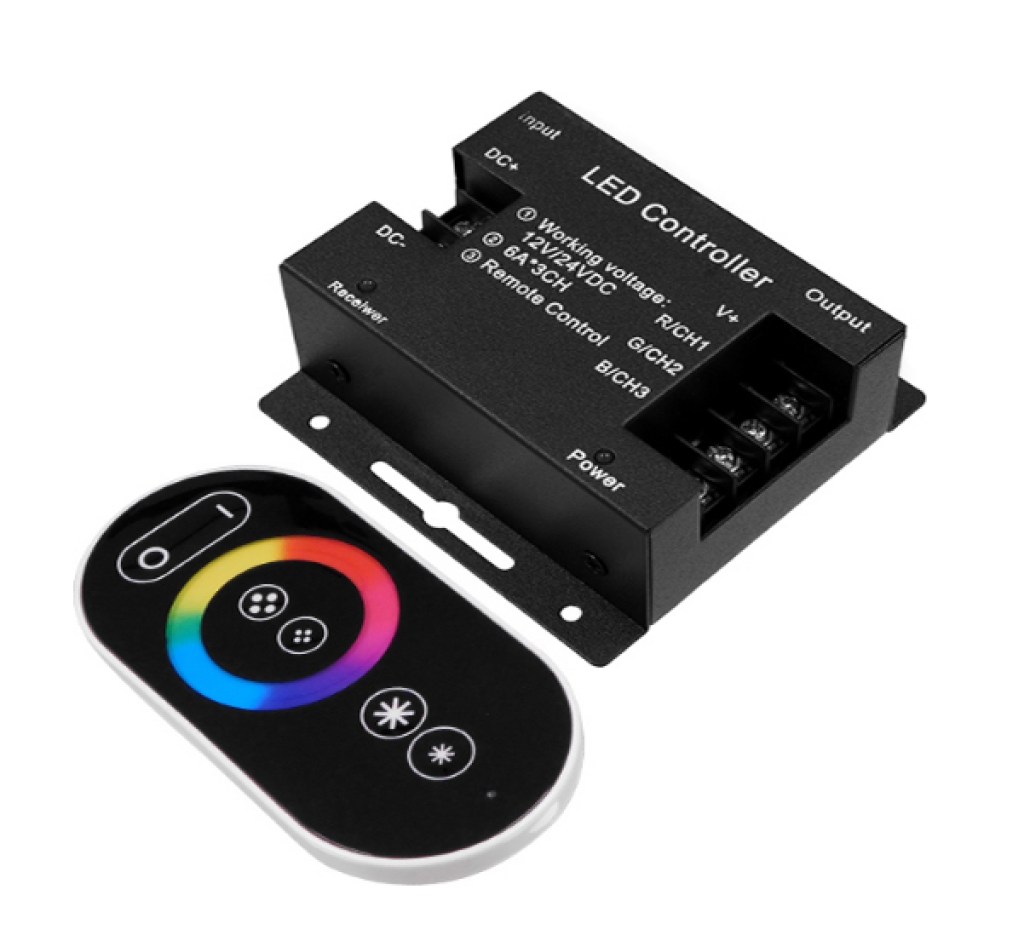 ασύρματο-rgb-controller-αφής-rf-με-τηλεχειριστήριο